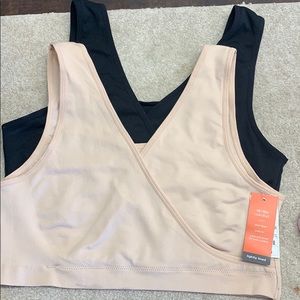 Two pack nursing/sleep bras